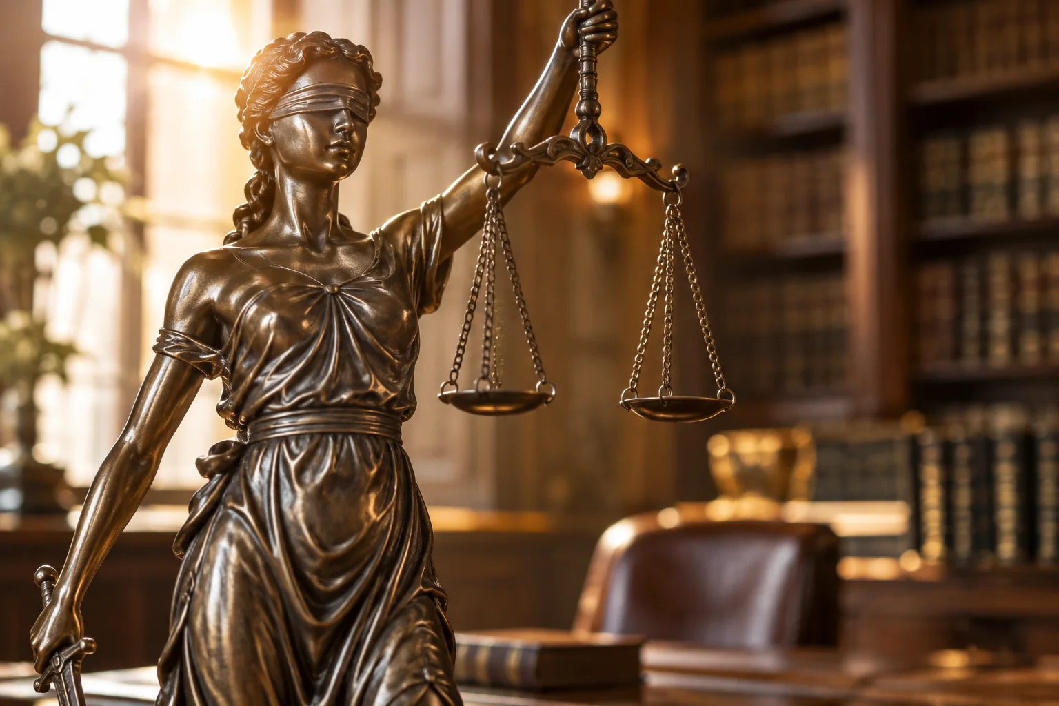 Lady Justice statue